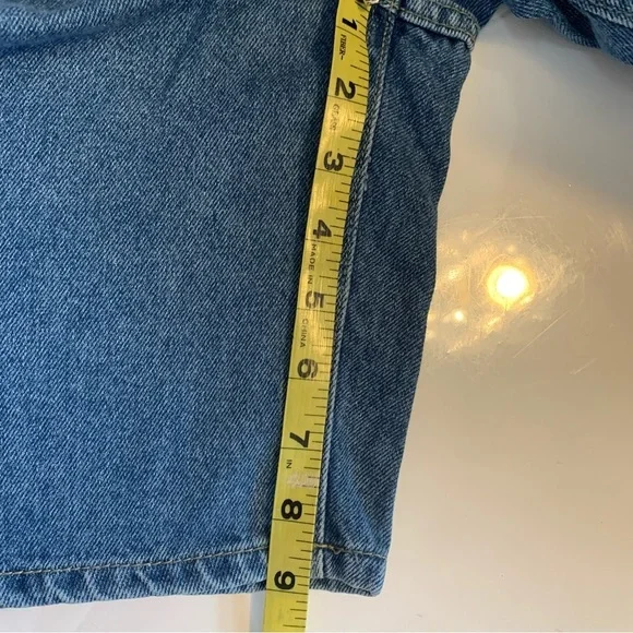 BUGLE BOY vintage classic denim jean shorts 750 summer workwear streetwear - Picture 8 of 8